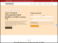waxahachiestorageshedbuilders.com
